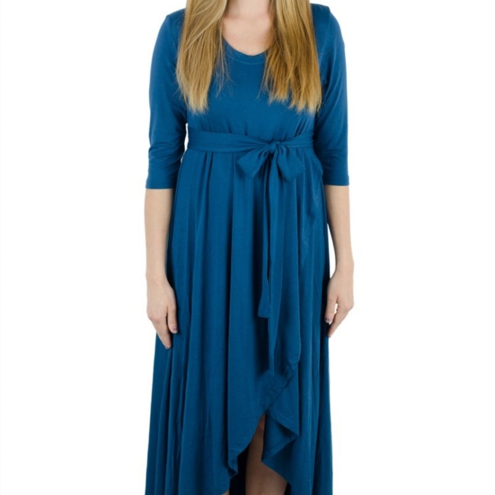 Latched Mama Nursing Dress (Black, Medium)